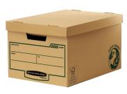 Fellowes Bankers Box Earth Maxi Contenedor De Archivos - Montaje Manual - Carton Reciclado Certificacion Fsc - Color Marron