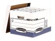 Fellowes Bankers Box Contenedor De Archivos - Montaje Automatico Fastfold - Carton Reciclado Certificacion Fsc