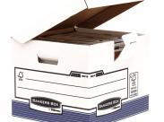 Fellowes Bankers Box Contenedor De Archivos - Tapa Fija - Montaje Automatico Fastfold - Carton Reciclado Certificacion Fsc