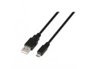 Aisens Cable Usb 2.0 - Tipo A Macho A Micro B Macho - 0.8M - Color Negro