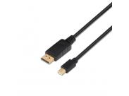 Aisens Cable Mini Dp A Displayport V1.2 4K@60Hz - Mdp/M-Dp/M - 2.0M - 4K - Color Negro