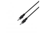 Aisens Cable Audio Estereo - Jack 3.5/M-Jack 3.5/M - 3.0M - Color Negro