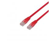 Aisens Cable De Red Latiguillo Rj45 Cat.5E Utp Awg24 - 0.5M - 10/100 Mbit/S - Color Rojo