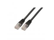 Aisens Cable De Red Latiguillo Rj45 Cat.5E Utp Awg24 - 0.5M - 10/100 Mbit/S - Color Negro