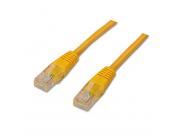 Aisens Cable De Red Latiguillo Rj45 Cat.6 Utp Awg24 - 0.5M - 10/100/1000 Mbit/S - Color Amarillo