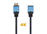 Aisens Cable Hdmi V2.0 Prolongador Premium Alta Velocidad / Hec 4K@60Hz 18Gbps - A/M-A/H - 1.0M - Color Negro