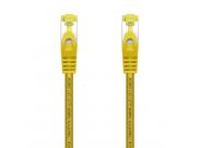 Aisens Cable De Red Latiguillo Rj45 Lszh Cat.7 600 Mhz S/Ftp Pimf Awg26 - 25Cm - Color Amarillo