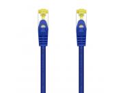 Aisens Cable De Red Latiguillo Rj45 Lszh Cat.7 600 Mhz S/Ftp Pimf Awg26 - 25Cm - Color Azul