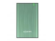 Aisens Caja Externa 2.5″ Para Discos Duros 9.5Mm Sata I, Ii Y Iii A Usb 3.0/Usb 3.1 Gen1 - Color Verde Primavera