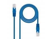 Nanocable Cable Red Latiguillo Rj45 Cat.6 Utp Awg24 - 30 Cm - Color Azul