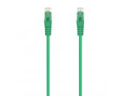 Aisens Cable De Red Latiguillo Rj45 Lszh Cat.6A 500 Mhz Utp Awg24 - 25Cm - Color Verde