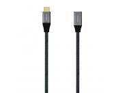 Aisens Cable Usb 3.2 Gen2X2 Aluminio 20Gbps 5A 100W - Tipousb-C/M-Usb-C/H - 1.0M - Color Gris