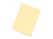 Dohe Pack De 50 Subcarpetas De Cartulina - Tamaño Folio - Ranura Para Fastener - Color Amarillo Claro
