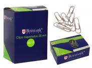 Bismark Pack De 100 Clips Nº1.5 28Mm - Niquelados