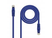 Nanocable Cable Red Latiguillo Lszh Cat.6A Utp Awg24 25Cm - Color Azul