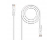 Nanocable Cable Red Latiguillo Lszh Cat.6A Utp Awg24 25Cm - Color Blanco