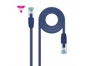 Nanocable Cable Red Cat.7 Lszh Sftp Pimf Awg26 25Cm - Color Azul