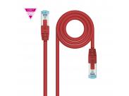 Nanocable Cable Red Cat.7 Lszh Sftp Pimf Awg26 25Cm - Color Rojo