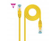 Nanocable Cable Red Cat.7 Lszh Sftp Pimf Awg26 25Cm - Color Amarillo