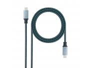 Nanocable Cable Usb 3.1 Gen2 5A Usb-C/M-Usb-C/M 0.5M - Color Negro