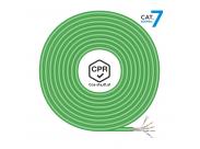 Aisens Cable De Red Rj45 Lszh Cpr Cca Cat.7 600 Mhz S/Ftp Awg23 - 305M - Color Verde