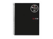 Miquel Rius Notebook10 Cuaderno De Espiral Formato A4 - 200 Hojas De 70Gr Microperforadas Con 4 Taladros - Cubiertas De Polipropileno - Cuadricula 5X5 - Color Negro