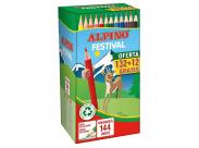 Alpino Festival Pack De 144 Lapices De Colores - Mina De 3Mm - Ideal Para Toda La Clase - Colores Surtidos