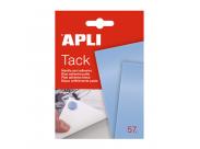 Apli Tack Masilla Azul 57G - Reutilizable - No Deja Residuos - Facil De Moldear Azul