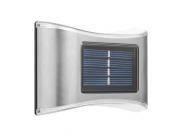 Elbat Aplique Solar Led 150Lm - Panel Solar Integrado 2V, 120Mah - Bateria 1.2V, 600Mah - Carcasa Acero Inoxidable