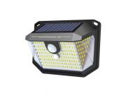Elbat Aplique Solar Led 150Lm Con 3 Caras De Iluminacion - Sensor De Movimiento - Panel Solar Integrado 5.5V, 0.33W - Bateria 3.7V, 1200Mah