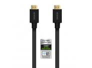 Aisens Cable Hdmi V2.1 Ultra Alta Velocidad/Hec 8K@60Hz 48Gbps - A/M-A/M - 5.0M - Color Negro