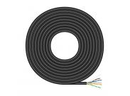 Aisens Cable De Red Exterior Impermeable Rj45 Cat.6 Utp Rigido Cca Awg23 - 100M - Color Negro