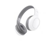 Xo Be35 Auriculares Bluetooth 5.0 - Diadema Ajustable - Almohadillas Acolchadas - Autonomia Hasta 15H - Color Blanco/Gris