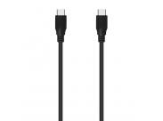 Aisens Cable Usb 3.2 Gen2X2 20Gbps 8K@30Hz 5A 100W E-Marker - Tipo Usb-C/M-Usb-C/M - 0.6M - Color Negro