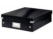 Leitz Caja Organizadora Mediana Click & Store Wow - 2-4 Compartimentos - Negro