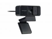 Kensington W1050 Webcam De Angulo Amplio Y Enfoque Fijo 1080P - Video Nitido Y Sensor De Gran Tamaño - Ajuste Manual Y Campo De Vision Diagonal De 95° - Negro