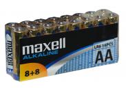 Maxell Pack De 16 Pilas Alcalinas Lr06 Aa 1.5V
