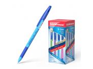 Erichkrause Boligrafo R-301 Neon Stick&Grip 0.7 - Cuerpo Hexagonal Translucido - Zona De Agarre De Goma - Punta De 0.7Mm - Tinta De Secado Rapido - Color Azul
