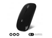 Subblim Raton Dual Flat - Conectividad Dual - Tecnologia Silent Click - Bateria De Larga Duracion - Diseño Elegante - Color Negro