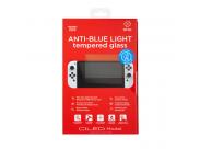 Fr-Tec Cristal Templado Anti Luz Azul Para Nintendo Switch Oled - Dureza H9 - Bloquea 98% Radiacion Azul - Adherencia Sin Residuos - Facil Aplicacion - Incluye Gamuza Limpiadora - Color Transparente
