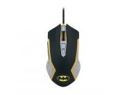 Fr-Tec Batman Raton Usb Hasta 8000Dpi - Iluminacion Led Amarillo - Plug And Play - Cable Trenzado De 1.8M - Color Negro/Gris/Amarillo