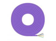 Aisens Cable De Red Rj45Lszh Cat.6 Utp Rigido Awg23 Cca (Aleacion) - 100M - Color Violeta