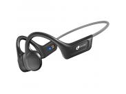 Leotec Run Pro Auriculares Deportivos De Conduccion Osea Bluetooth 5.3 - Bateria De 230Mah - Resistencia Ipx7 - Color Negro/Gris