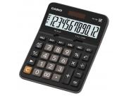 Casio Dx-12B Calculadora De Escritorio - Pantalla Extragrande Lcd De 12 Digitos - Solar Y Pilas - Color Negro