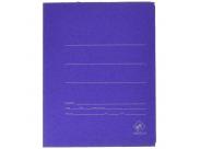 Mariola Carpeta De Carton Con Bolsa Folio 500Gr/M2 - Medidas 34X25X1Cm - Cierre Con Goma Elastica - Color Azul Mate