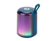 Coolsound Altavoz Bluetooth Light Boom 5W - Asa De Transporte - Efectos Luces Led - Color Azul