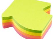 Global Notes Info Cubo De 200 Notas Adhesivas Con Forma De Flecha 67 X 68Mm - Colores Verde, Rosa Amarillo Y Naranja