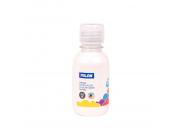 Milan Botella De Tempera 125Ml - Tapon Dosificador - Secado Rapido - Mezclable - Color Blanco