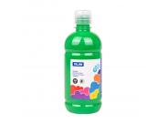 Milan Botella De Tempera 500Ml - Tapon Dosificador - Secado Rapido - Mezclable - Color Verde Claro