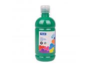 Milan Botella De Tempera 500Ml - Tapon Dosificador - Secado Rapido - Mezclable - Color Verde Oscuro